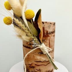 Boho Beauty | semi naked cake| Preserved flower cake